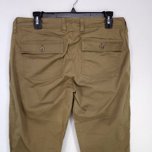 J Crew Chino Pants Tapered Leg Trousers Womens Stretch Size 8 Comfort - Picture 10 of 14